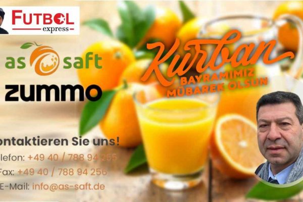 Almanya’nın Taze Meyve Suyu Markası As Saft Zummo’dan Kurban Bayramı Mesajı