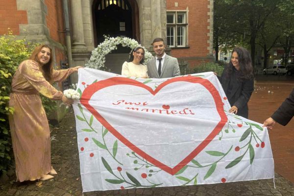 Hasan Öcalan ile Melike Dağdelen’in Nikahı Harburg’da Kıyıldı