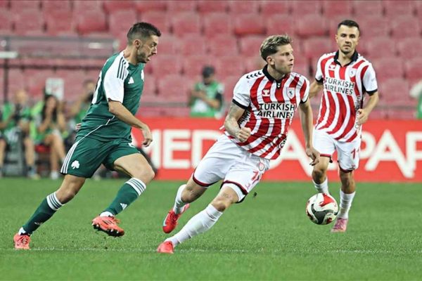 Samsunspor, Panathinaikos ile golsüz berabere kalarak Avrupa Ligi’ne veda etti