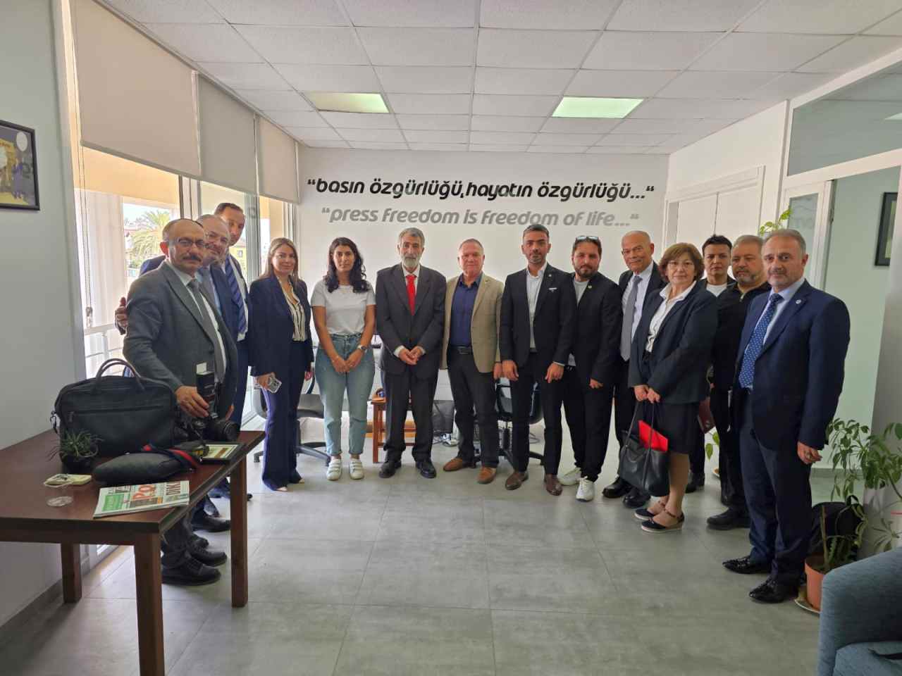 Hamburg Türk Basın Birliği’nden Kuzey Kıbrıs Türk Gazeteciler Birliğine ziyaret