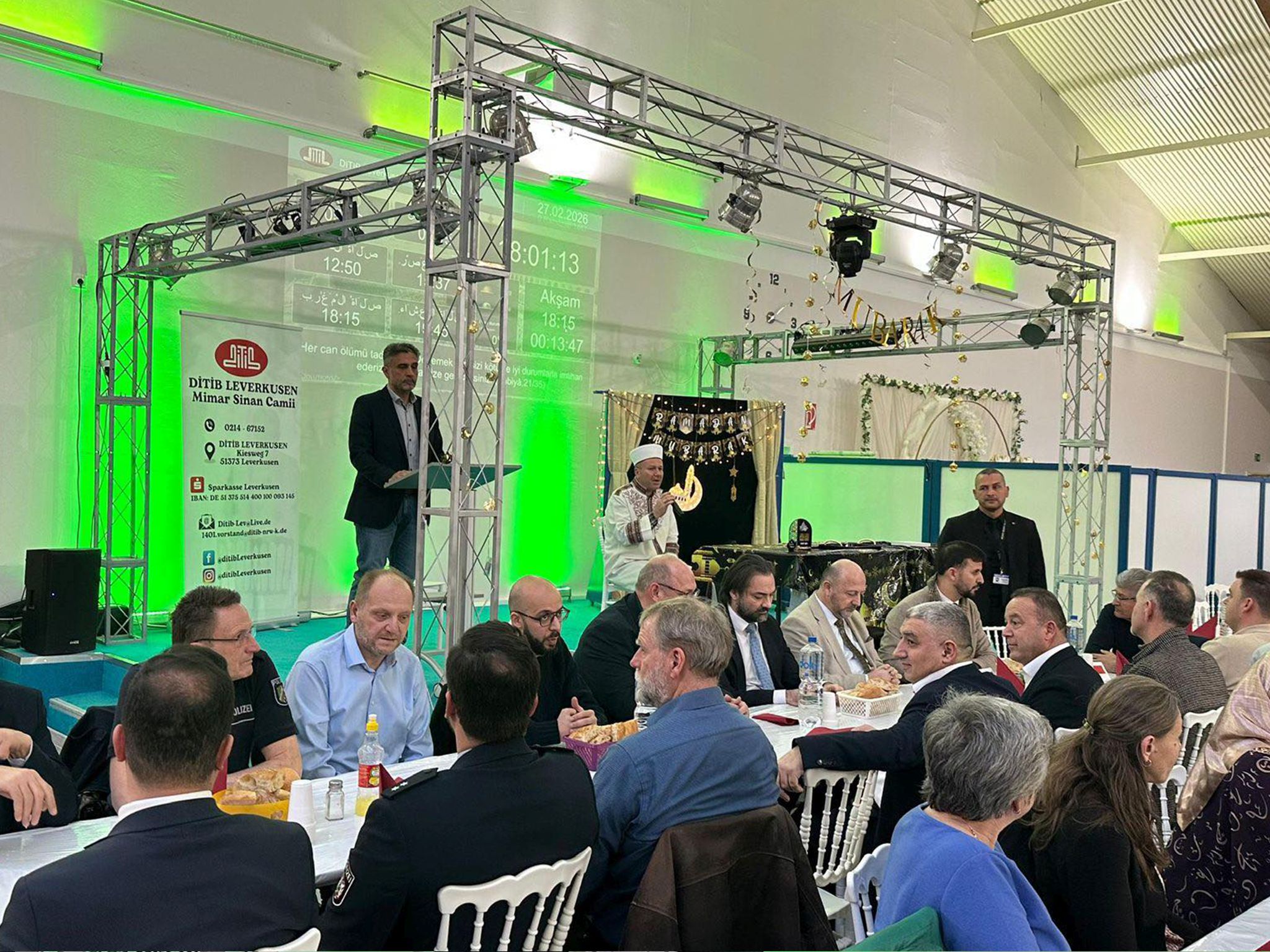 Leverkusen Mimar Sinan Camii’nde geleneksel iftar buluşması